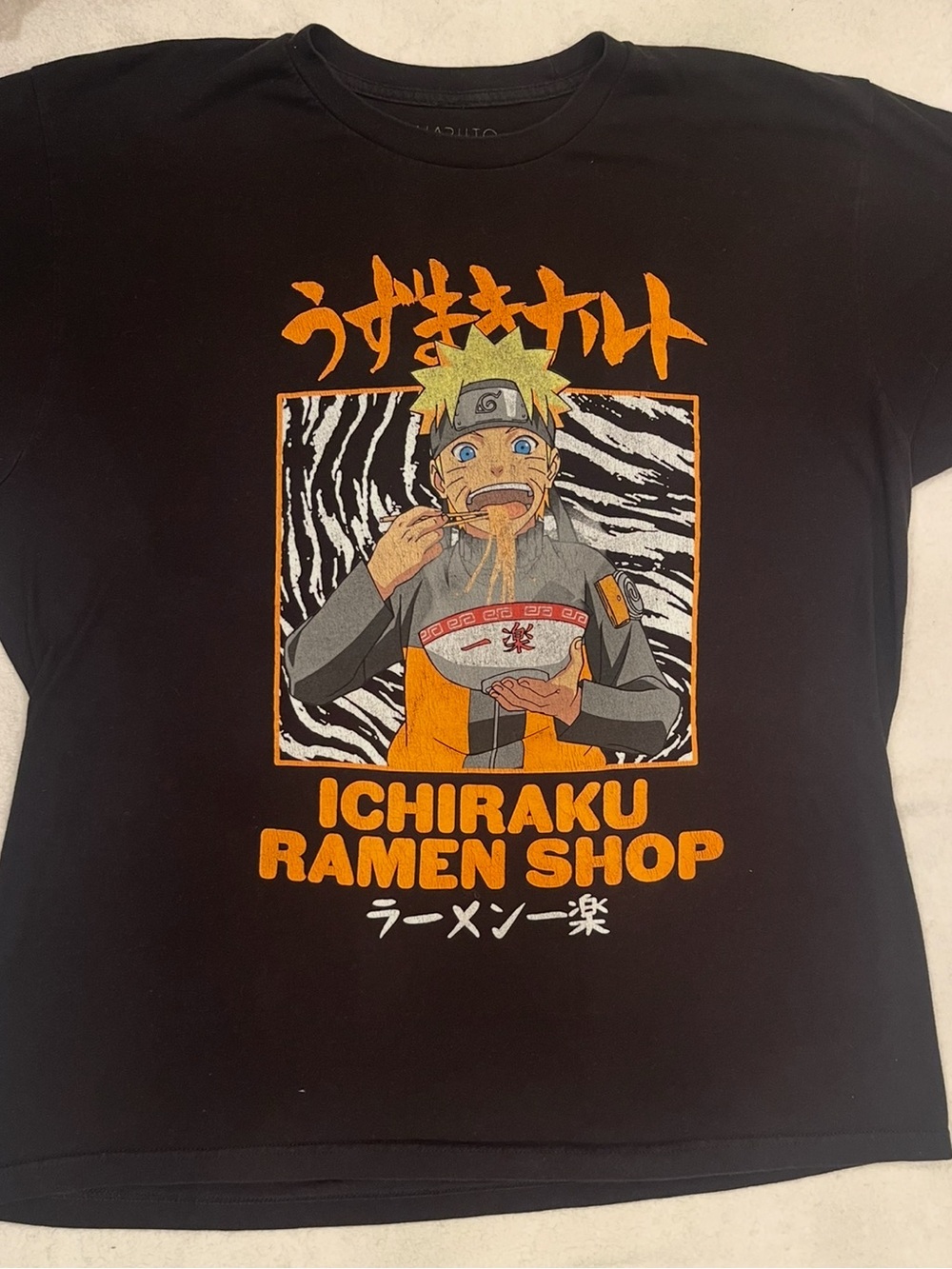 Black Ichiraku Ramen Shop Graphic Tee - Short Sleeve